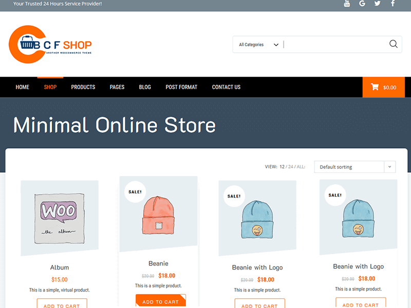 BCF : a Multipurpose Website Template