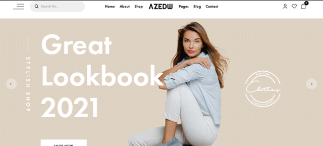 Azedw bootstrap ecommerce website template