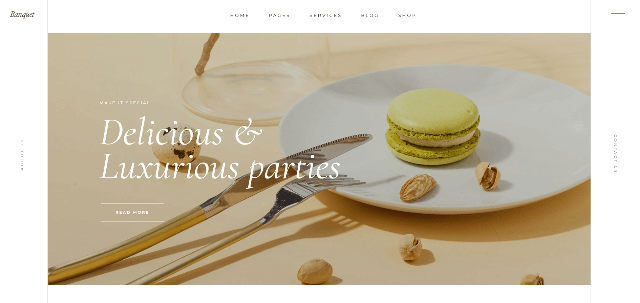 Banquet: a Classic Culinary Website Template