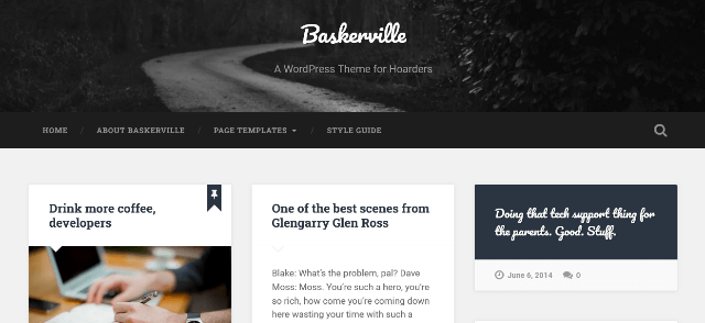 Baskerville: an Exceptional Multi-column Website Layout