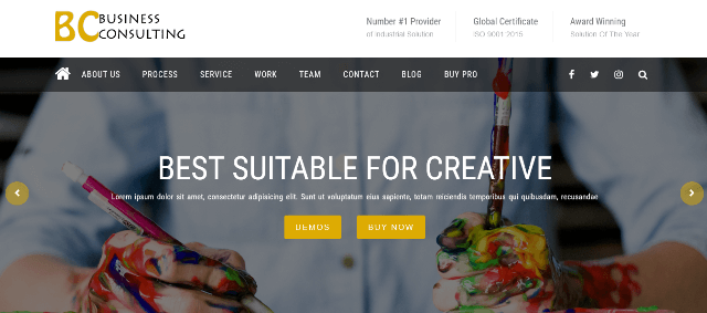 BC: A Beautiful Painting Artist Website Template