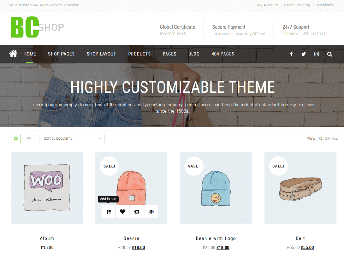 BC Shop theme