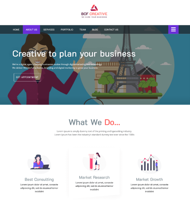 a WordPress ai theme