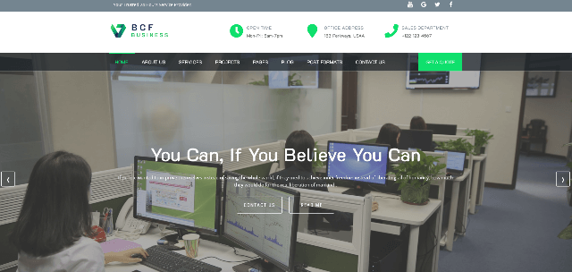 BCF: Versatile Human Resource Website Template
