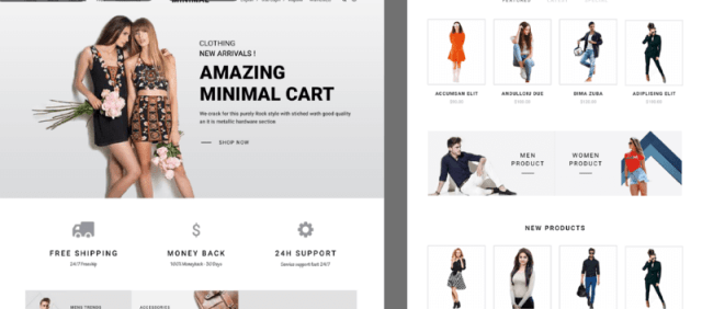 eCommerce website design