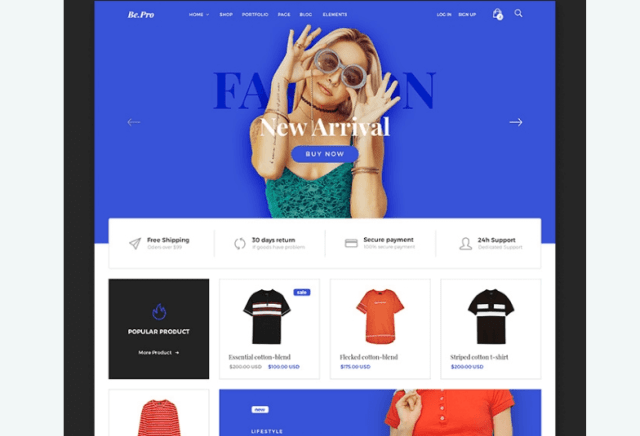 fashion ecommerce templates