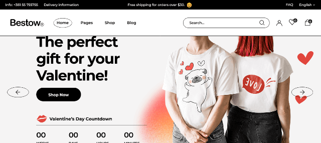 Bestow: A Latest Specialty Shop Template