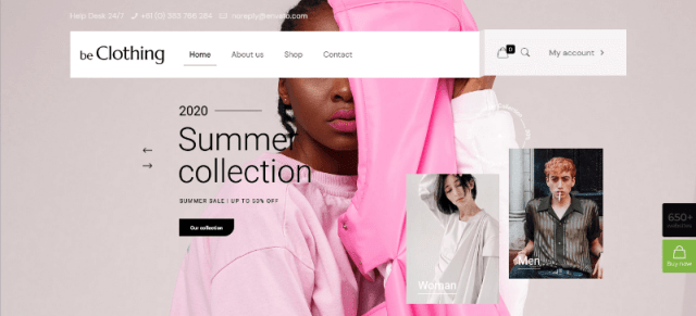 Betheme: A Robust T-shirt Store WordPress Theme