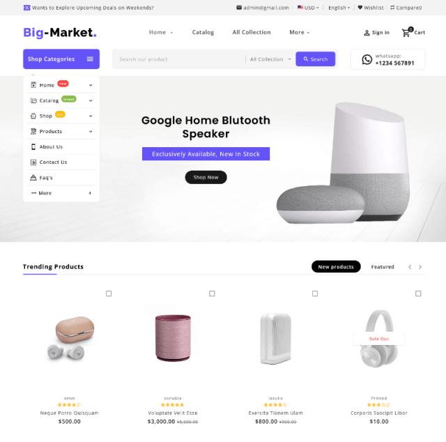 BigMarket By TemplateTrip