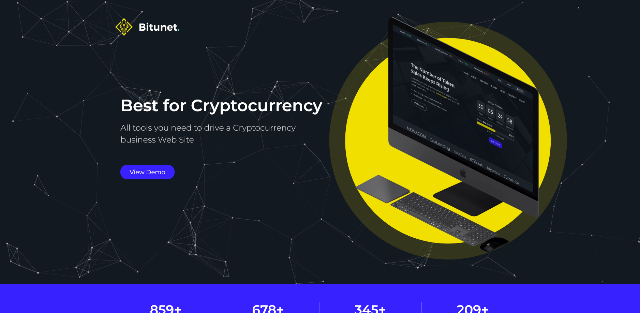 Bitunet: A Robust Cryptocurrency WordPress Theme