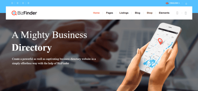 BizFinder job directory wordpress theme