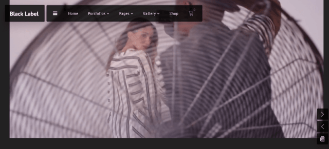 Black Label: A Functional Masterpiece with Video Header Integration