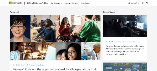 Microsoft blogs