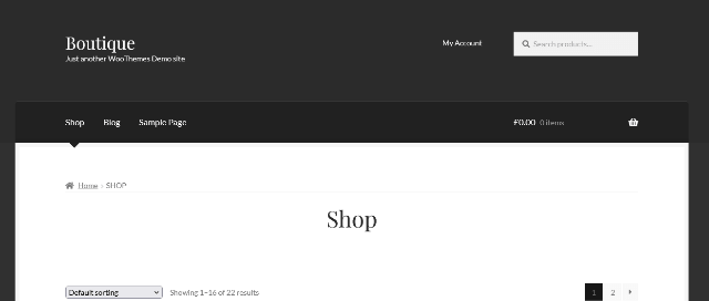 Boutique: Get Your Free WooCommerce Theme