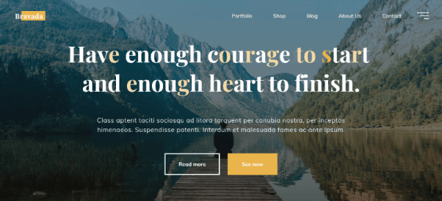 Bravada: Practical vCard Design Template