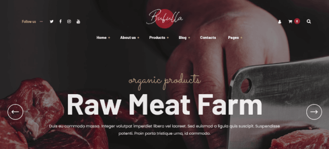 Bubulla a seafood wordpress theme 
