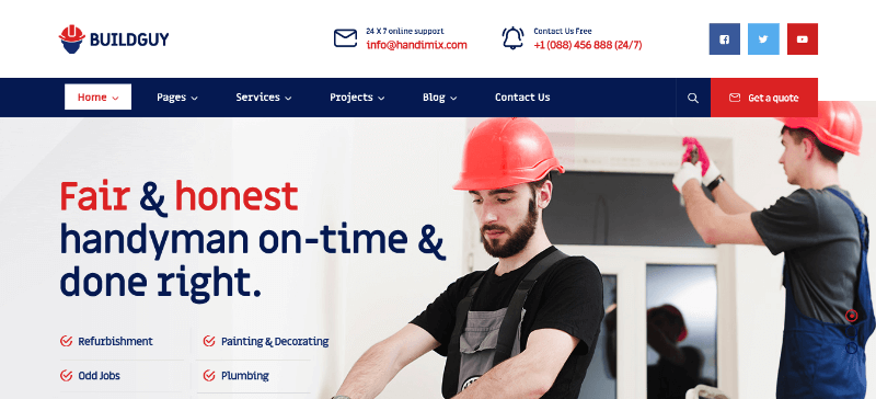 Buildguy: An Exceptional WordPress Theme for Renovation Projects