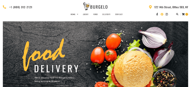 Burgelo: A Classic E-commerce Website Template
