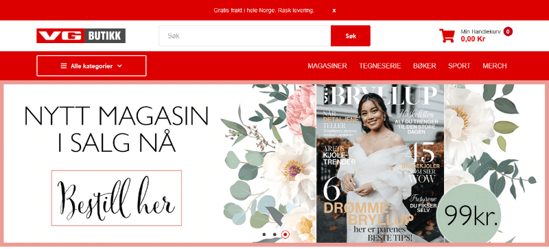 VG Butikk: A Shopify Store Example for Inspiration