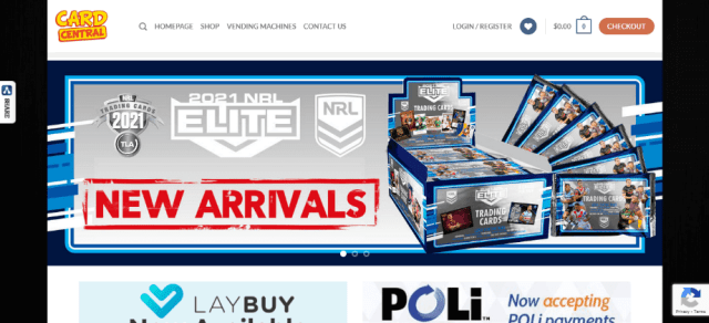 Card Central a successful WooCommerce site