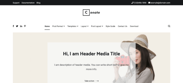 Cenote: Best Resume Design Template