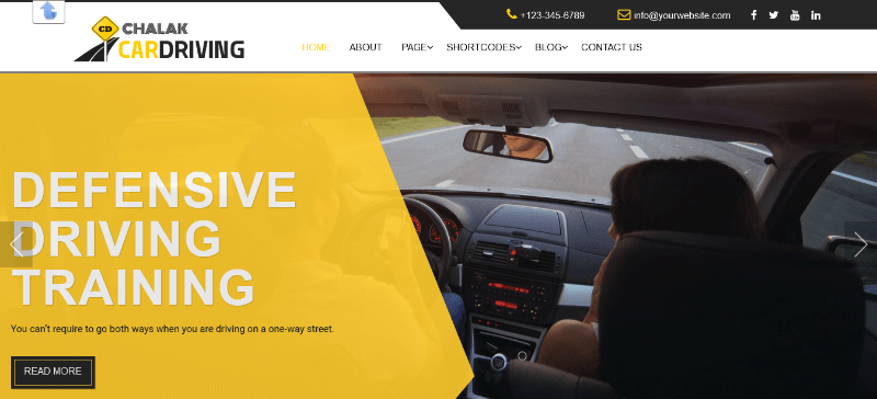 Chalak: A Traffic School Design