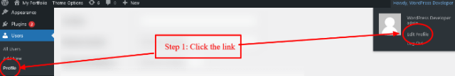 change the WordPress password