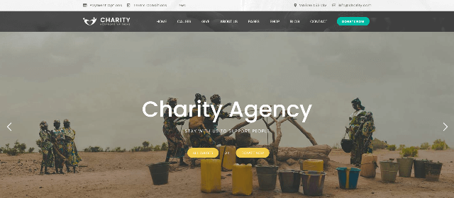 Charity Foundation: A Clean Fundraising WP Template