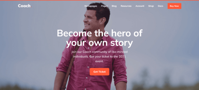 Coach By Bootstrap Themes