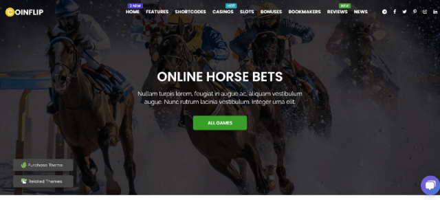 Coinflip sports betting wordpress theme
