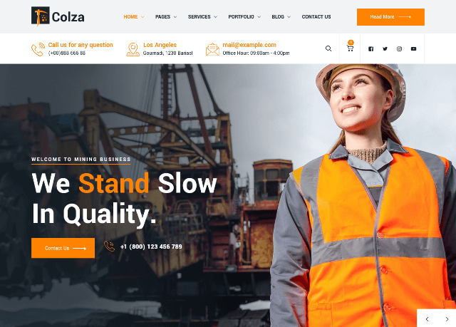 Colza: An Elegant Geology Website Design