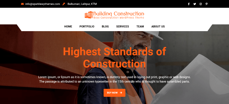Construction Light: A Freebie Roofing WP Template