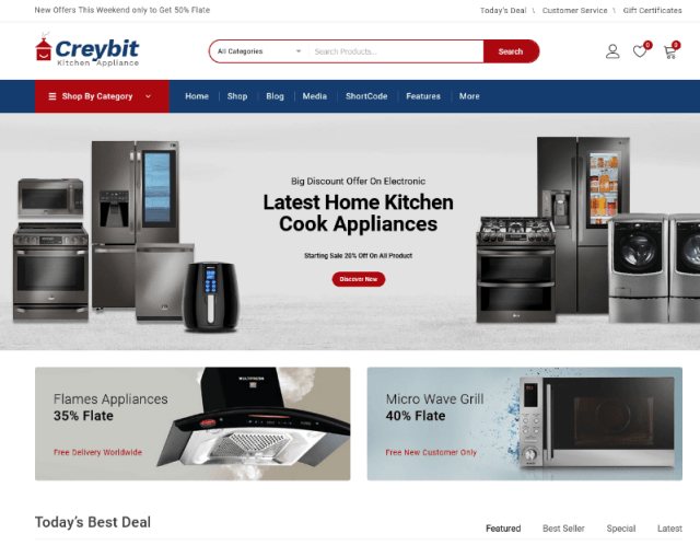 creybit a home decor WordPress theme