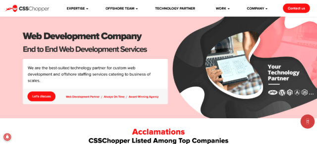 CSSChopper a WordPress web design agency