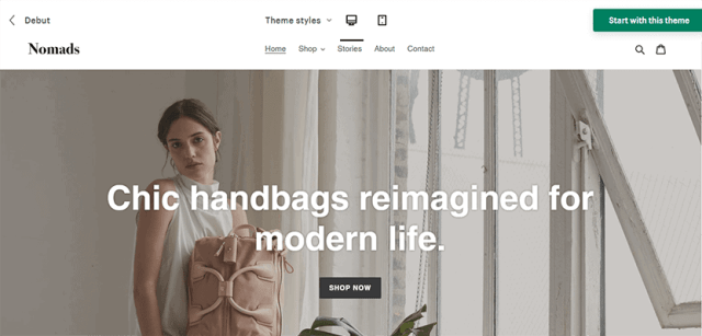 Debut - Shopify free theme download