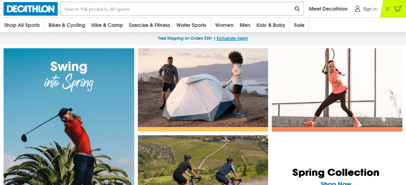Decathlon a Successful Shopify Store