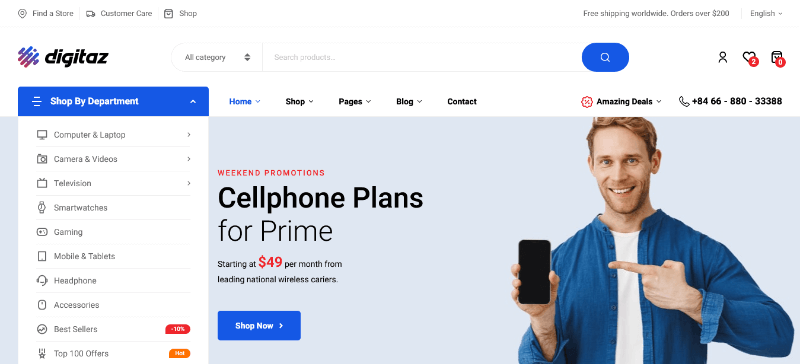 gadget store wordpress themes
