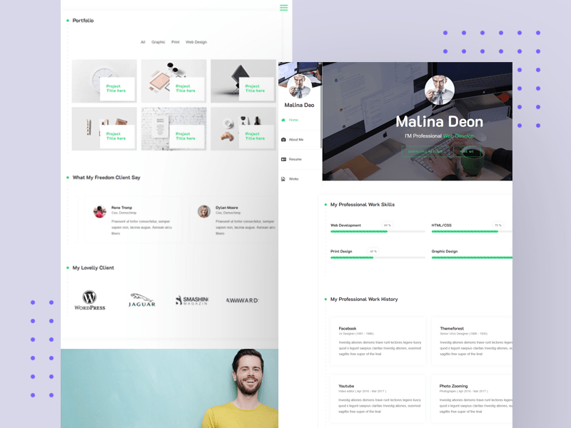Modern Trends in Personal Portfolio Templates