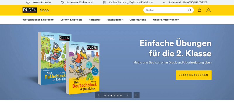 Duden: A High-Quality Shopify Store Example