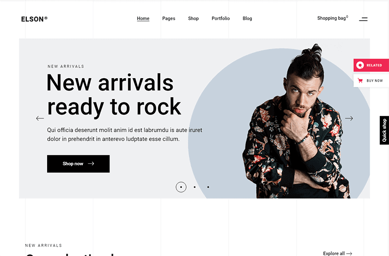 Elson - A Prime Choice for WP Shop Template