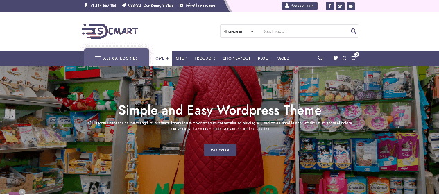eMart: An eCommerce Design Template