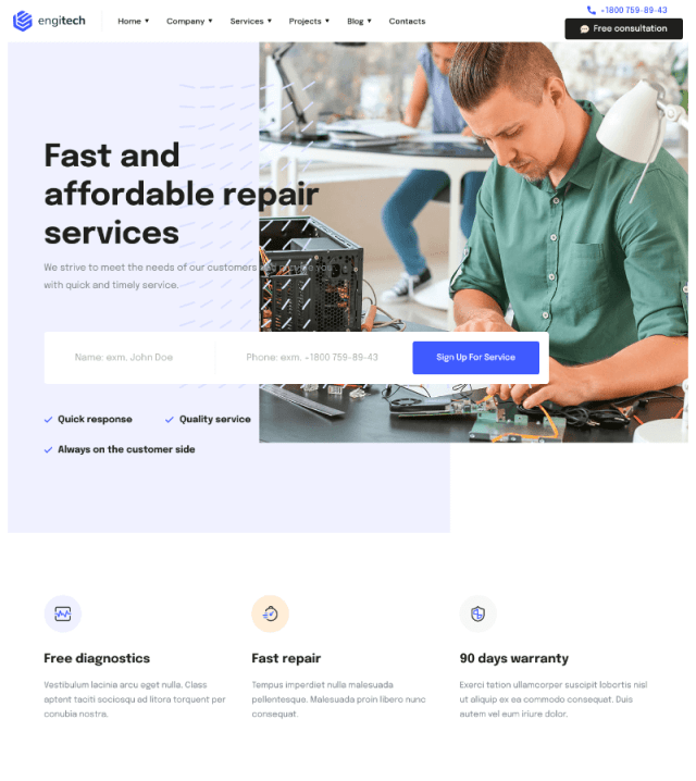 Engitech By OceanThemes