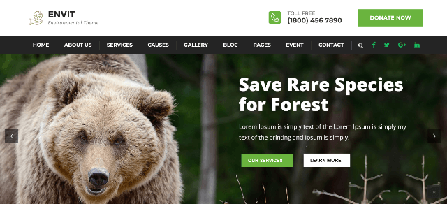 Reside: A Wildlife Website Template