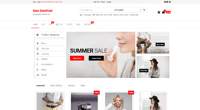 Envo: An Awesome Bootstrap Ecommerce Template