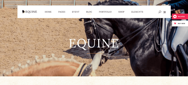 Equine: A Classic Equestrian WordPress Theme