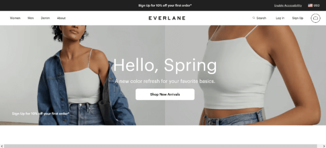 website layout examples
