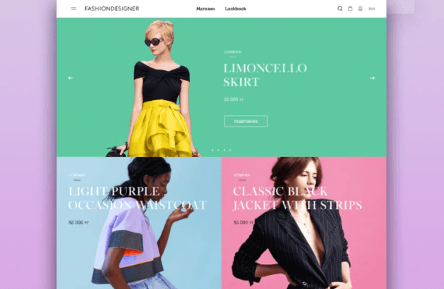 Fashion Shop Free PSD Template