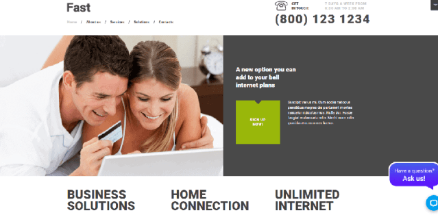 Fast isp wordpress theme