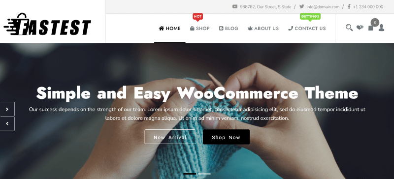 Fastest: A Speedy WordPress Theme for Crafters
