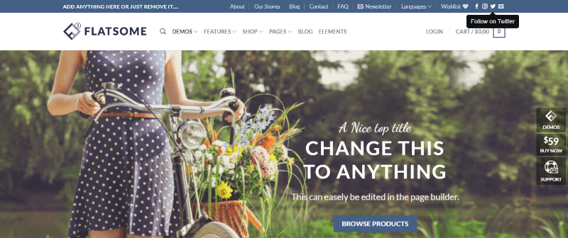 Flatsome: A Highly Customizable Multipurpose WP Template